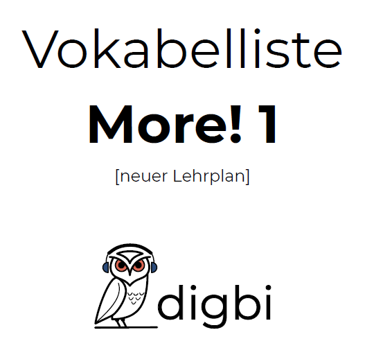 Vokabellisten | More! 1